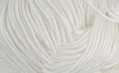 Fototapeta premium Threads close-up texture - filament and yarn background 
