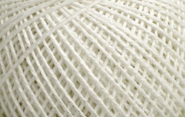Threads close-up texture - filament and yarn background 
