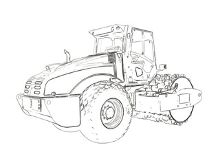 Outlines of the steamroller