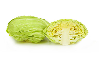 Cabbage isolated on white background