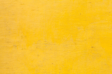 Bright yellow wooden wall texture