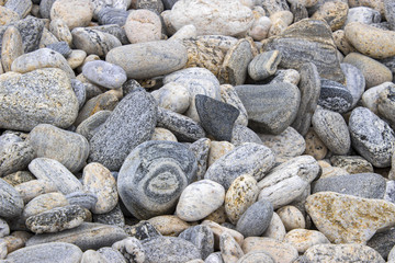 stones on the white background