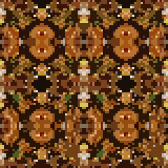 seamless tileable pixel texture pattern