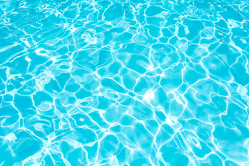 Beautiful blue water surface and abstract