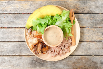Healthy food, homemade food