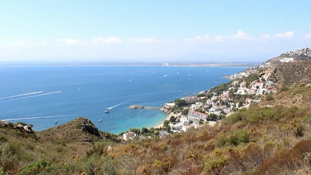 Costa de la bah&iacute;a de Roses, Catalu&ntilde;a (Espa&ntilde;a)