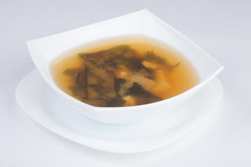Japanese soup, studio shot