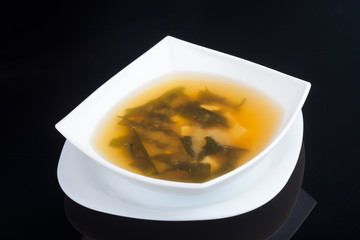 Japanese soup, studio shot