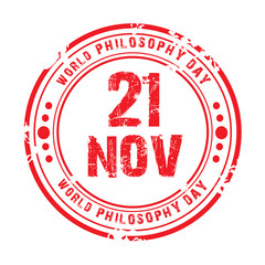 World Philosophy Day.