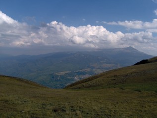 Fototapeta na wymiar Vettore mountain view