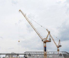 Fototapeta premium Modern high crane.