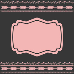 Rustic decorative style icon vector illustration graphic design