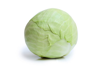 Obraz premium cabbage on white background