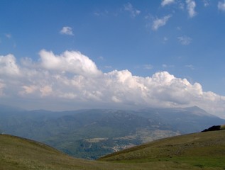 Vettore mountain view