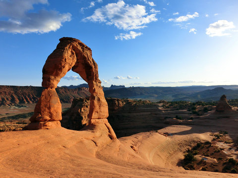 Delicate arch in Utah Arches National Park