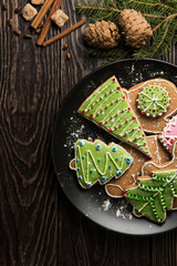 New year homemade gingerbread