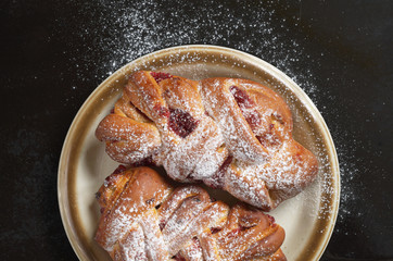 Buns with jam