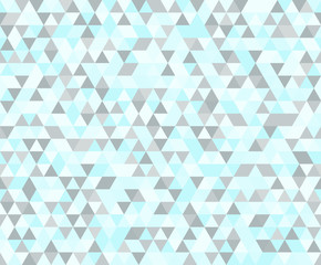 Geometric seamless pattern. Triangular modern background. Illustration. Vector