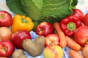 Fruit and vegetables, Obst und Gemüse