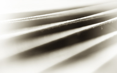 Sepia minimal abstraction ropes backdrop