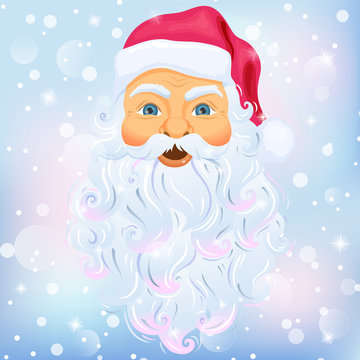 Santa Clause nad snow