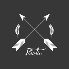 Rustic decorative style icon vector illustration graphic design