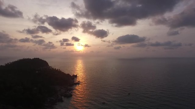 Sunrise sea view