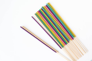 Fototapeta premium colorful incense stick