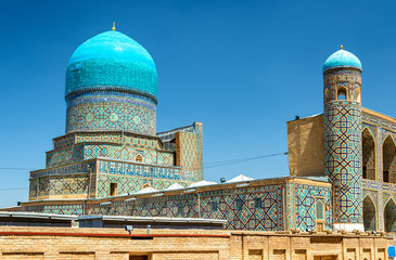 Tilya-Kori Madrasah on Registan Square in Samarkand, Uzbekistan