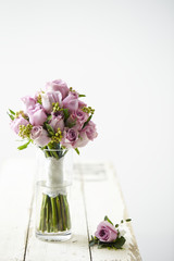 Flower bouquet in vase 