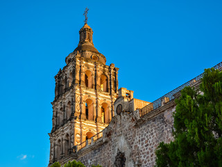 Bell Tower of the Immaculate Conception Church - Alamos, Mexico
