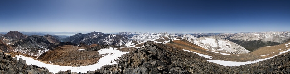 Excelsior Peak Summit Panorama