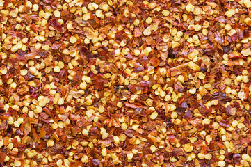 Crushed Red Pepper Background
