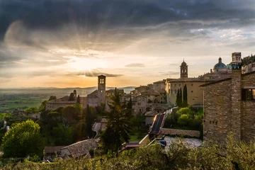 Deurstickers Sunset @ Assisi © CarloTrolese