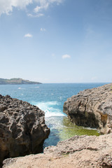 Angel Billabong beach at Nusa Penida Island Bali Indonesia. near Pasih Uug