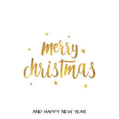 Merry Christmas greeting card. - 126435051