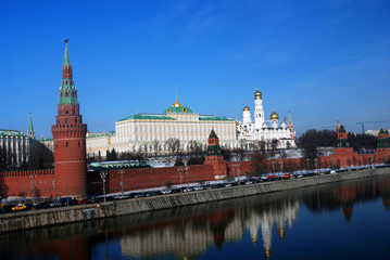 Obraz premium Moscow Kremlin. Color photo.
