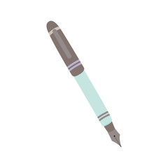 Pen icon. Write draw and tool theme. Isolated design. Vector illustration
