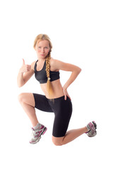 Portrait of athletic girl