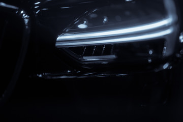 Obraz na płótnie Canvas Car LED headlight