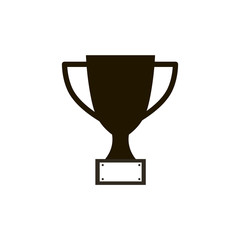 Trophy icon vector
