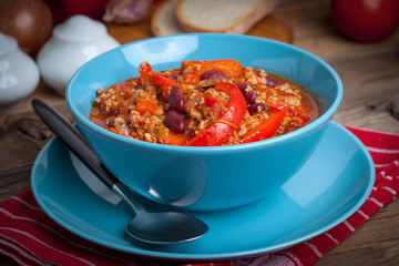 Stew of meat and vegetables.