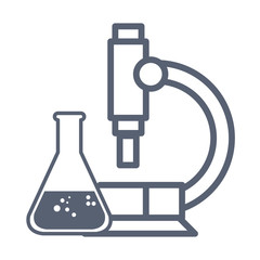 microscope device isolated icon vector illustration design