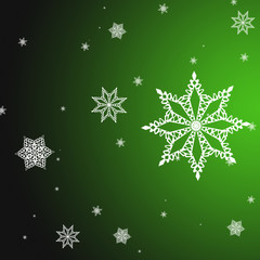 Fototapeta na wymiar christmas card,white snowflakes