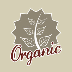 organic food product icon vector illustration graphic design