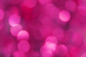 Pink bokeh background. Image with copy space.