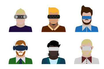 People with VR headsets