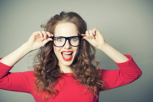 sexy glasses girl