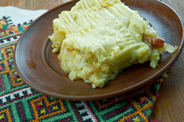 Russian potato pie