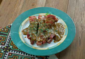Traditional Belarusian meat dish